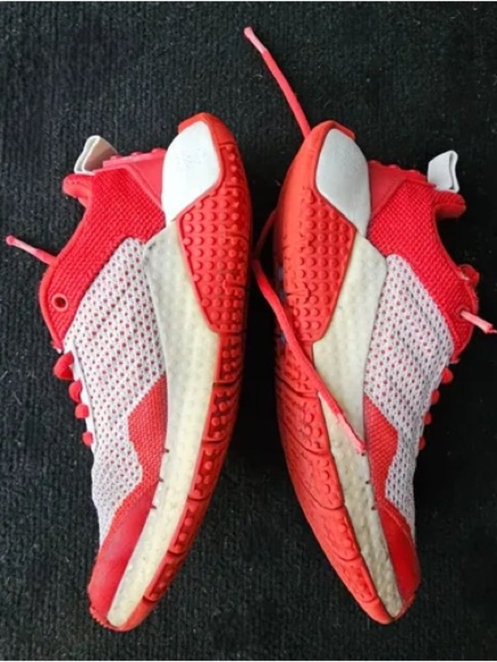 Lego Shoes - LEGO Adidas Women's Lightweight Red Mesh Athletic Sneakers